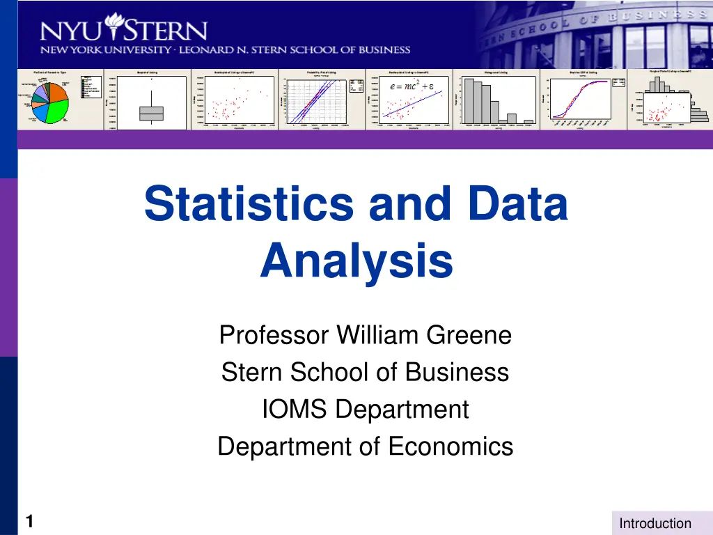 statistics and data analysis n.w