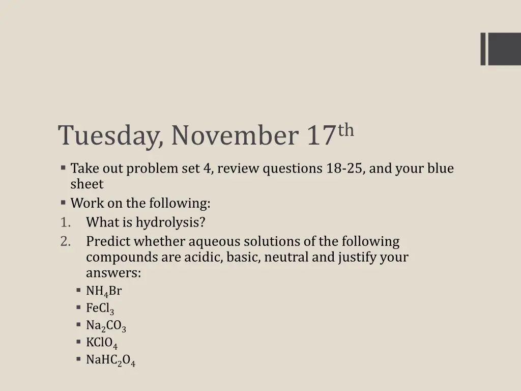 tuesday november 17 th n.w