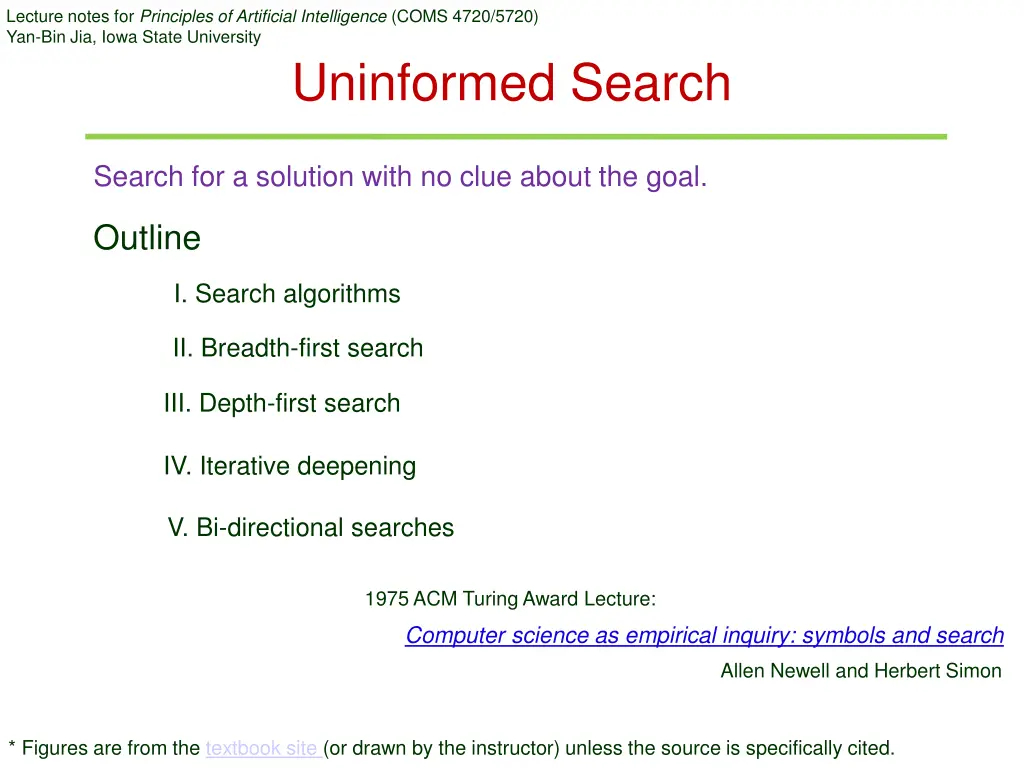 lecture notes for principles of artificial n.w