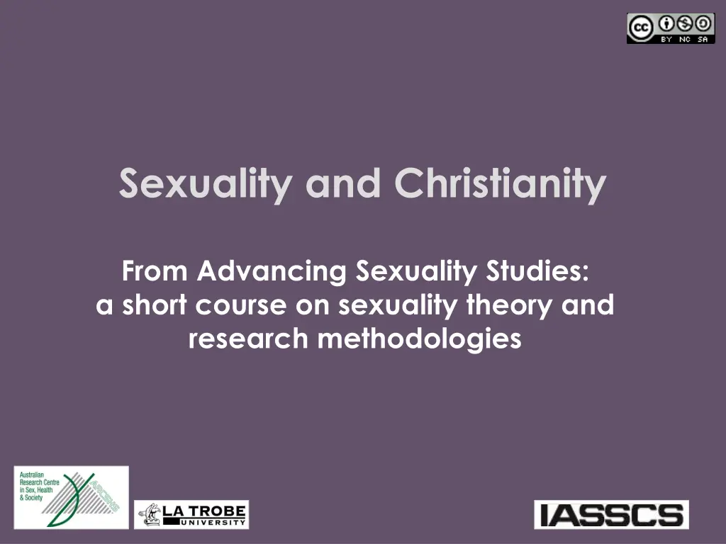 sexuality and christianity n.w