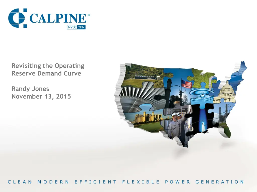 revisiting the operating reserve demand curve n.w