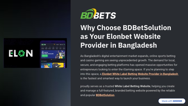 why choose bdbetsolution as your elonbet website n.w