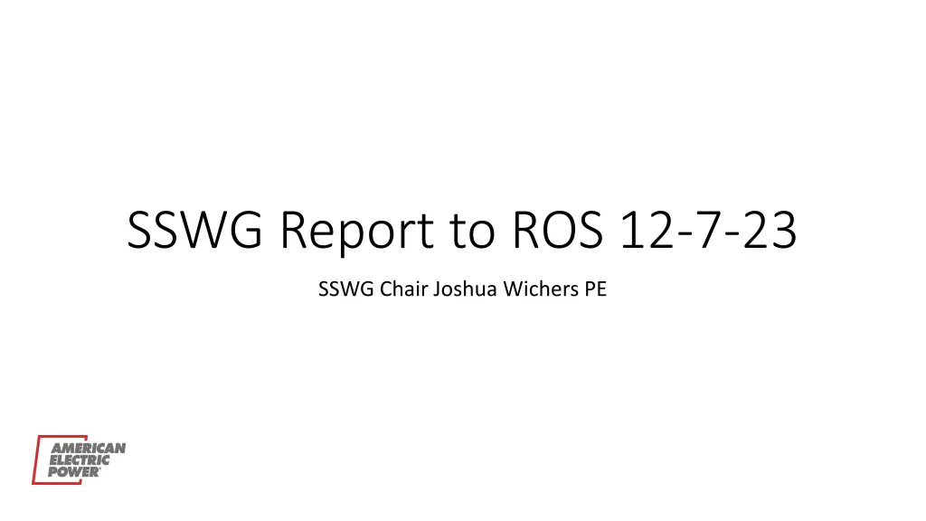 sswg report to ros 12 7 23 n.w
