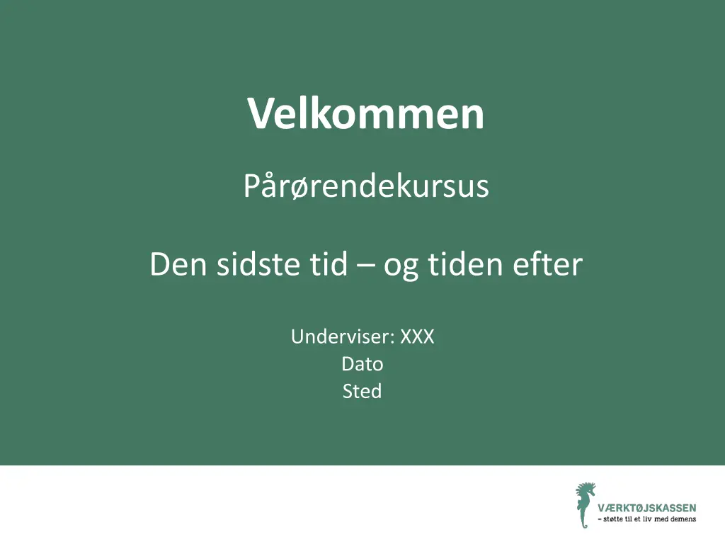 velkommen n.w