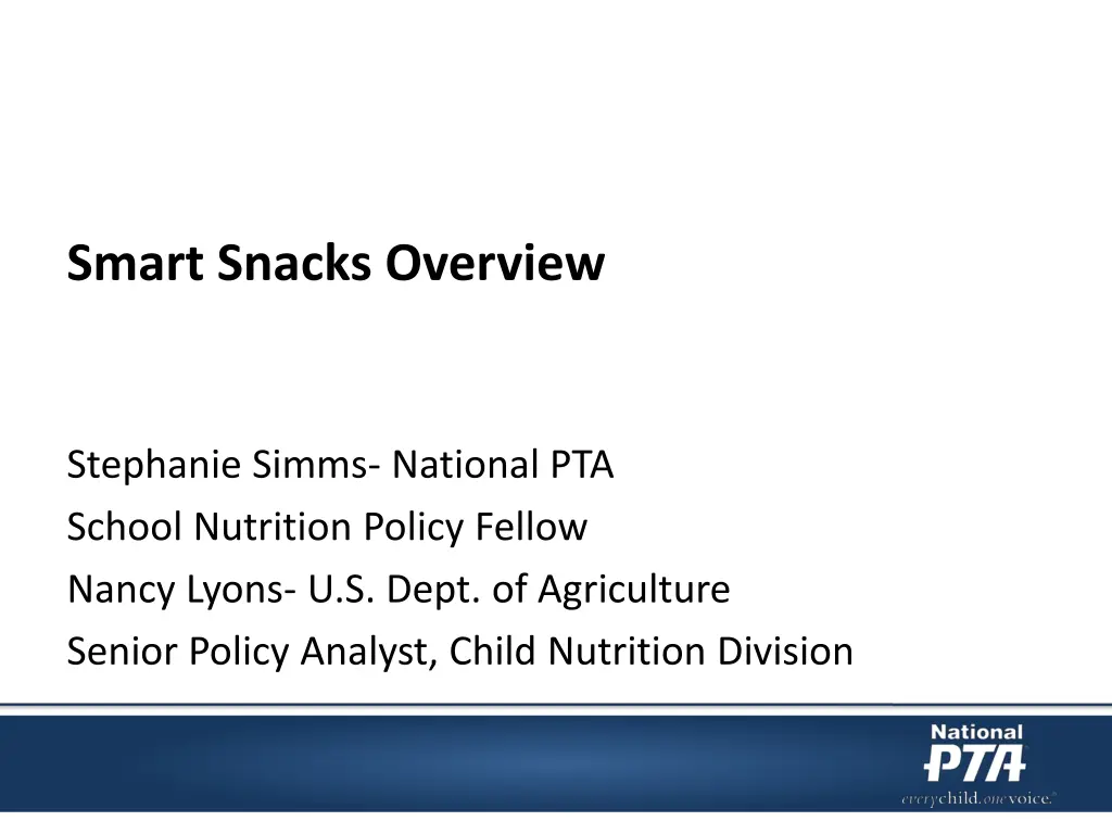smart snacks overview n.w