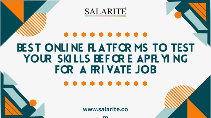Best Online Platforms to Test Your Skills Before Applying for a Private Job