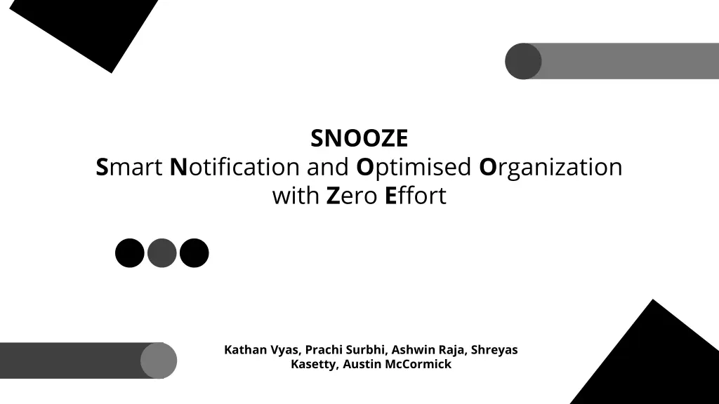 snooze n.w