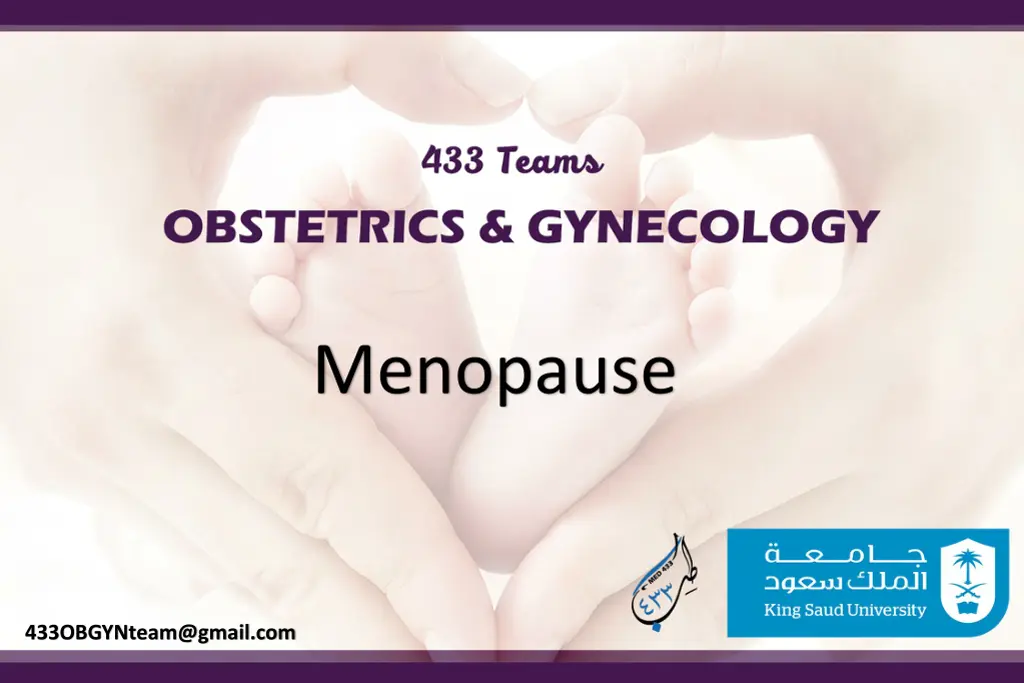 menopause n.w