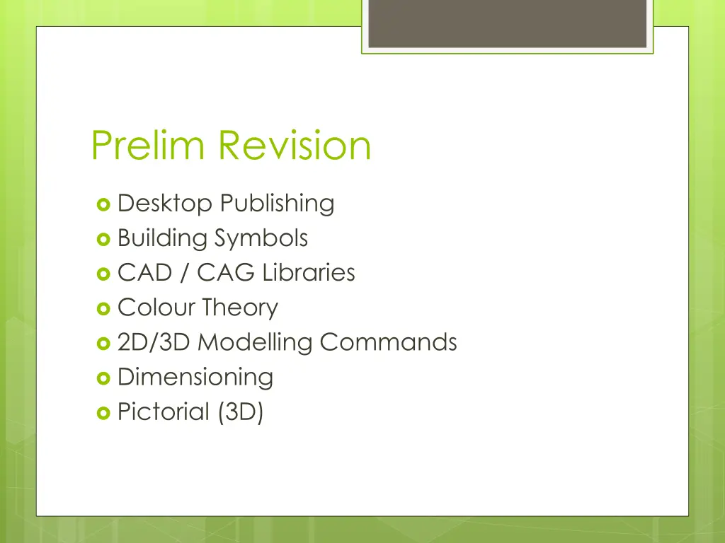 prelim revision n.w
