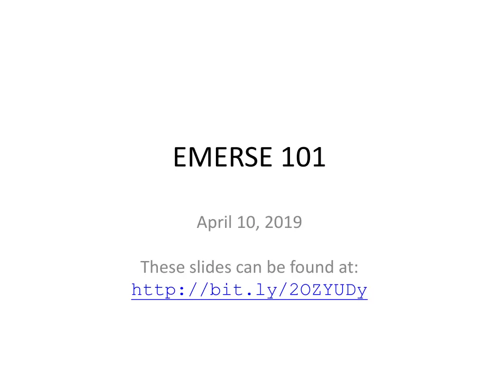 emerse 101 n.w