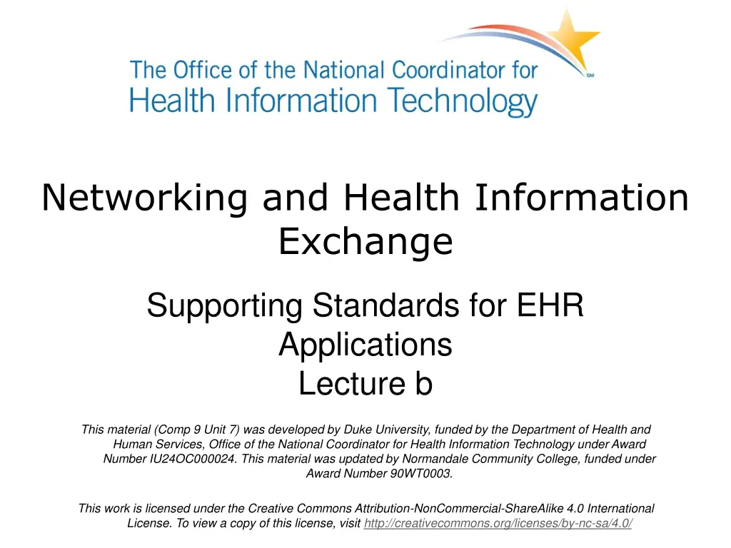 networking and health information exchange n.w