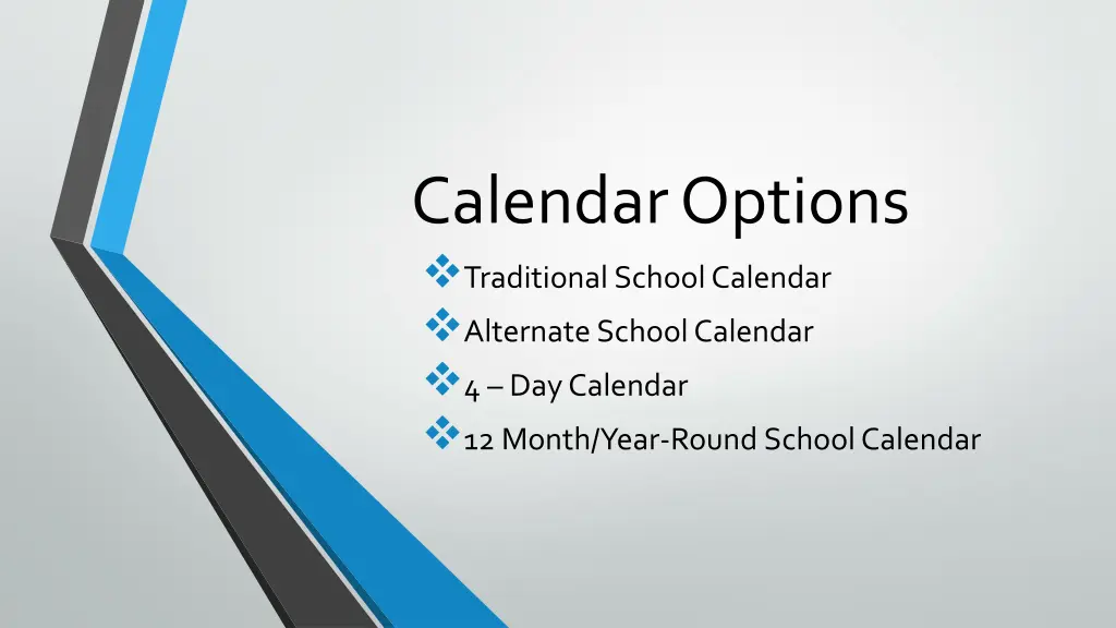 calendar options traditional school calendar n.w