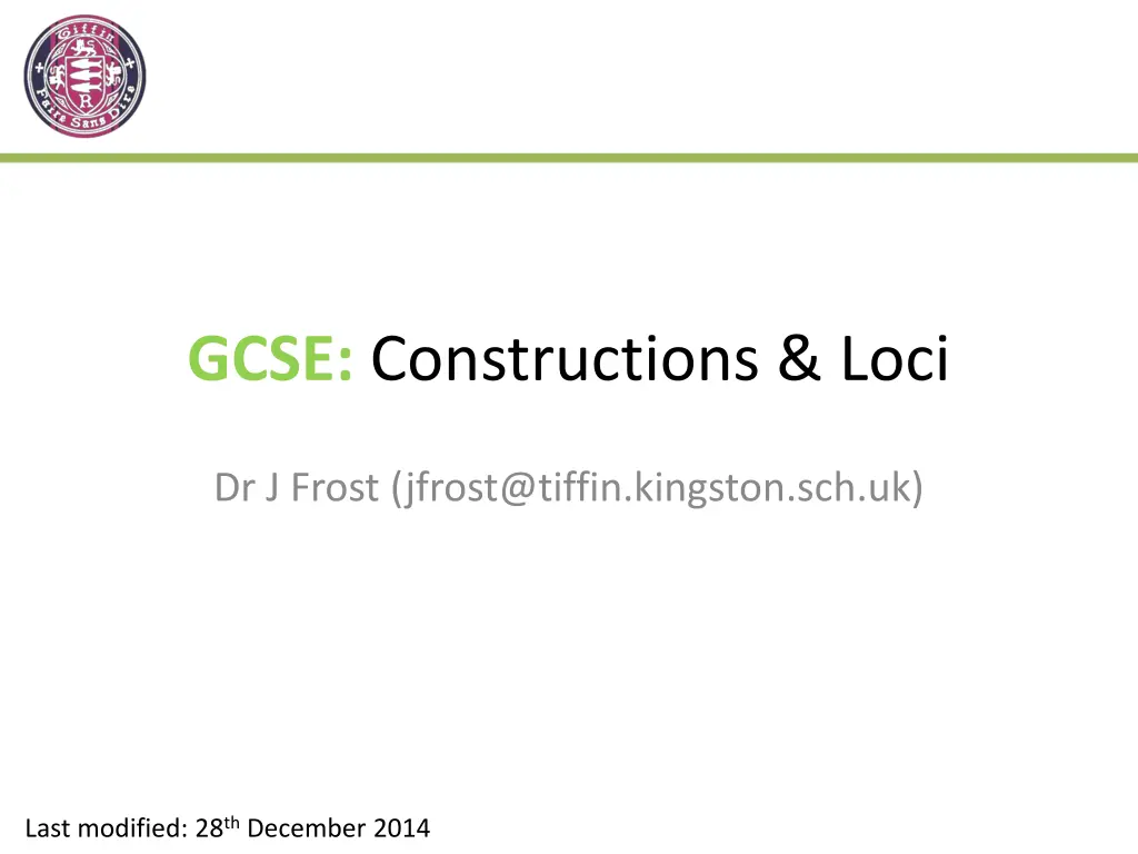 gcse constructions loci n.w