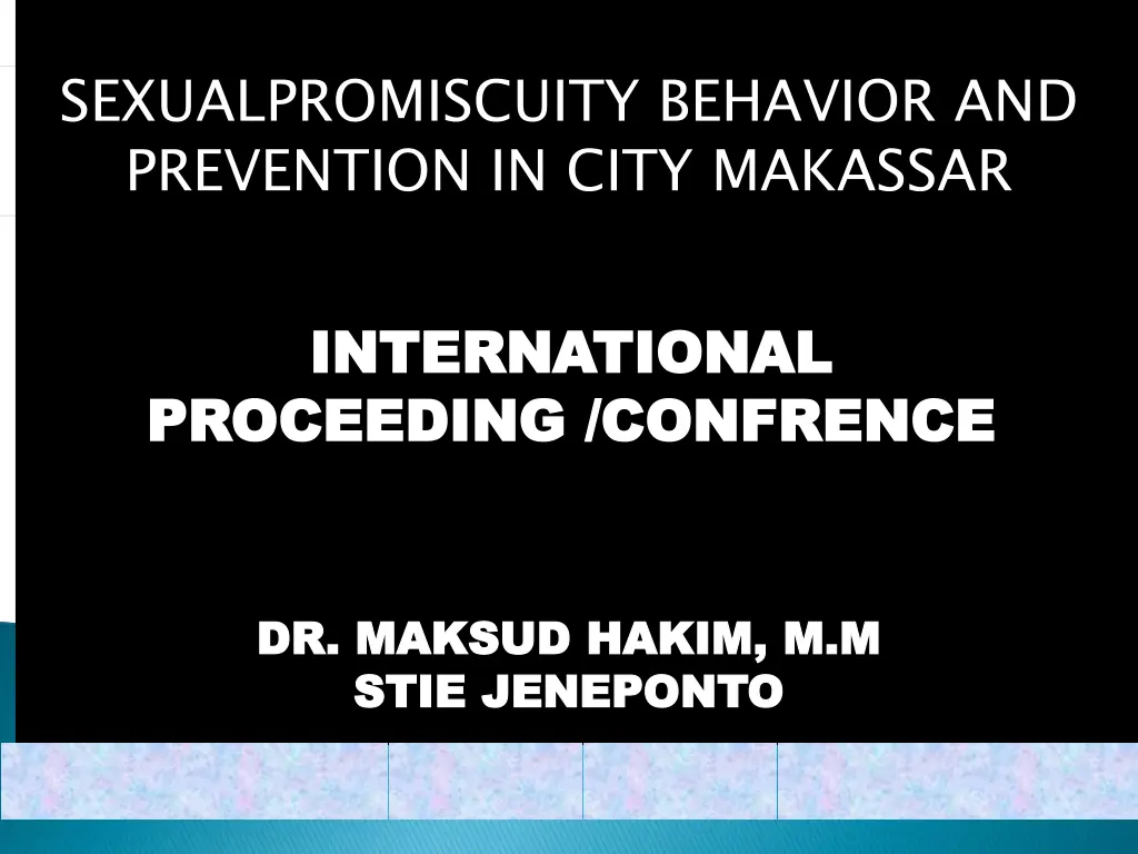 sexualpromiscuity behavior and prevention in city n.w