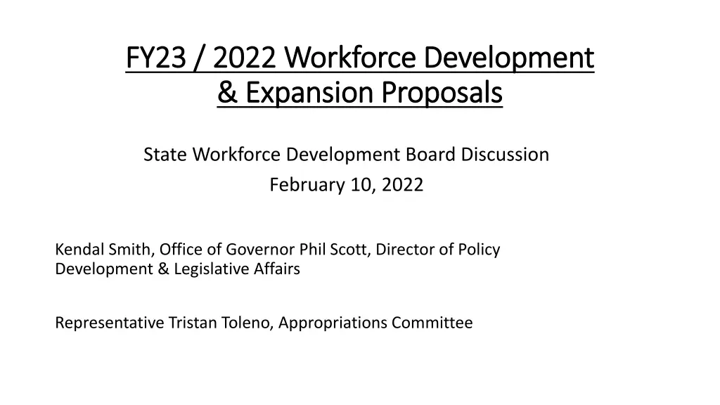 fy23 2022 workforce development fy23 2022 n.w