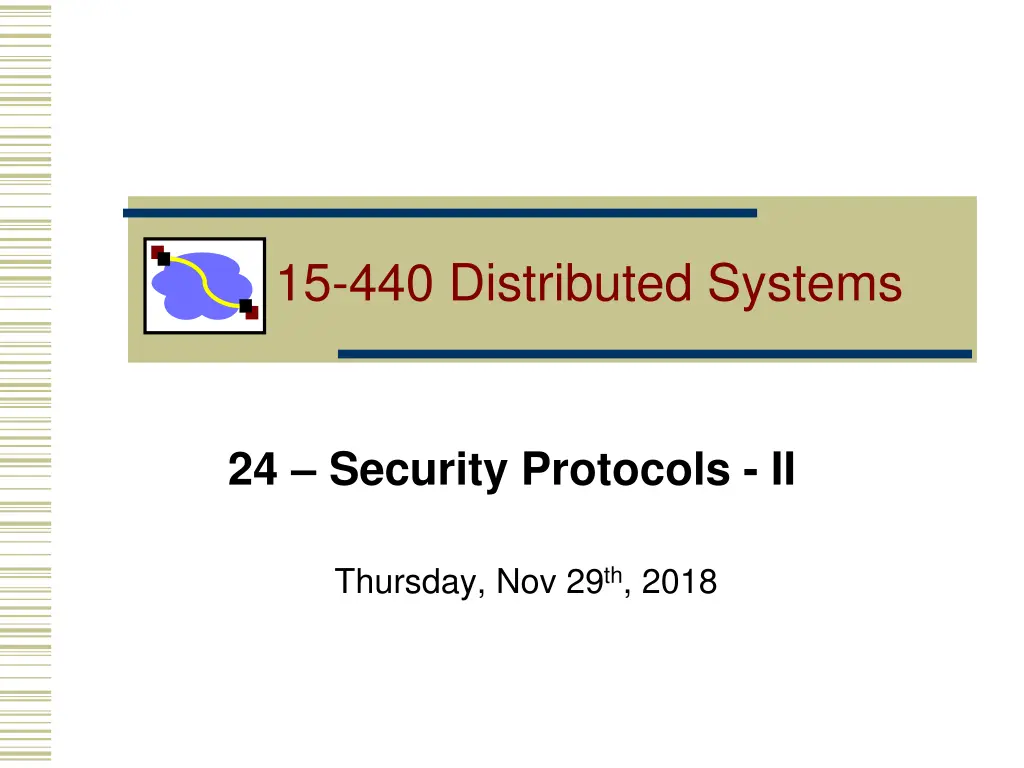 15 440 distributed systems n.w