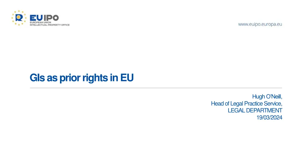 gis as prior rights in eu n.w