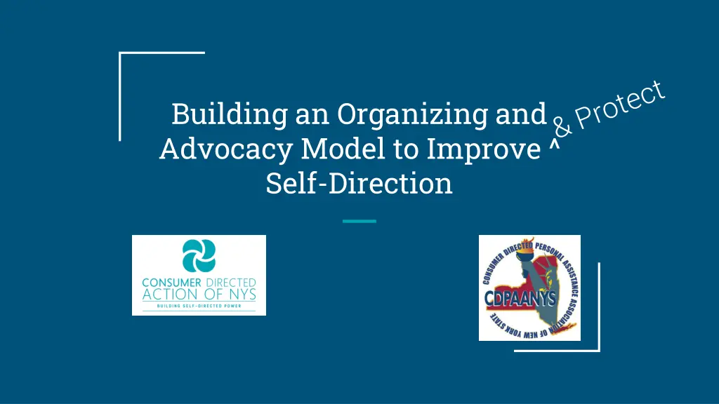 building an organizing and advocacy model n.w