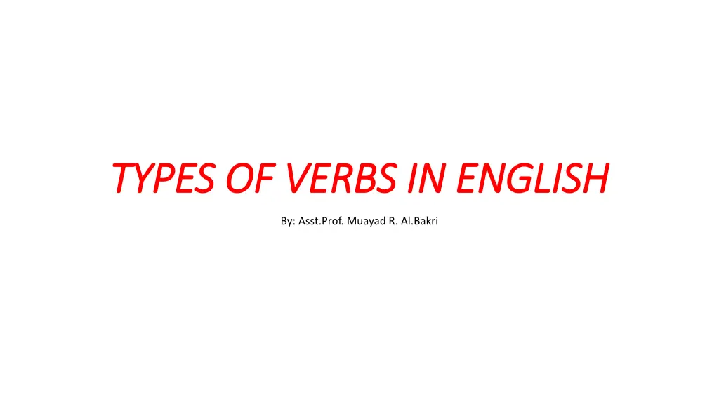 types of verbs in english types of verbs n.w