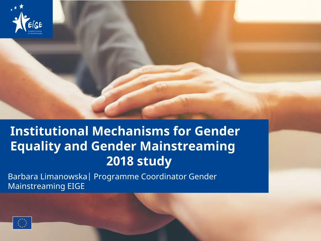 institutional mechanisms for gender equality n.w