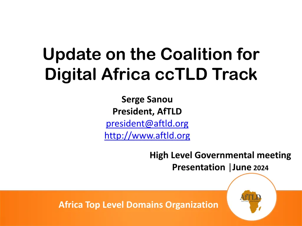 update on the coalition for digital africa cctld n.w