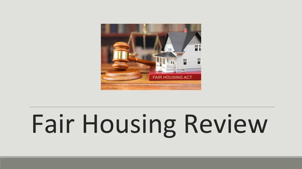 fair housing review n.w