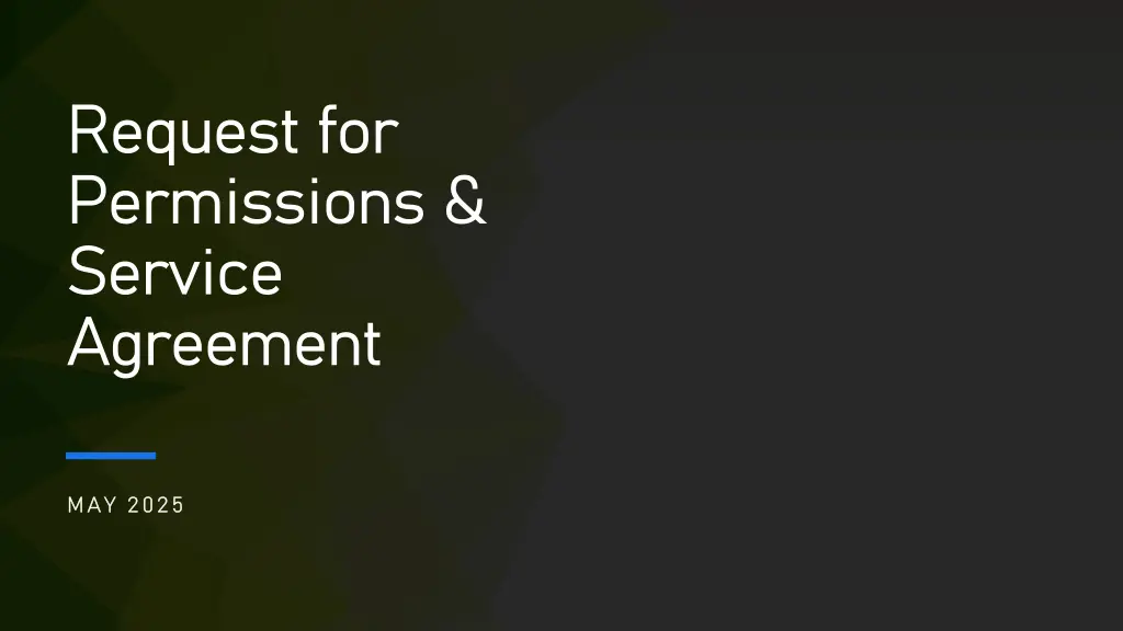 request for request for permissions permissions n.w