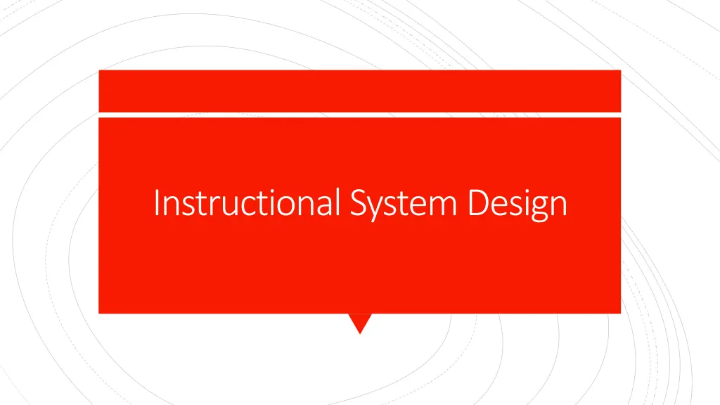 instructional system design n.w