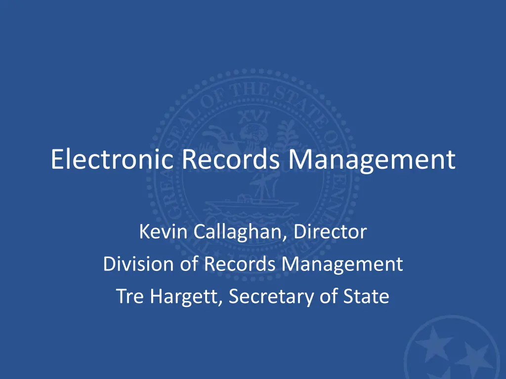 electronic records management n.w