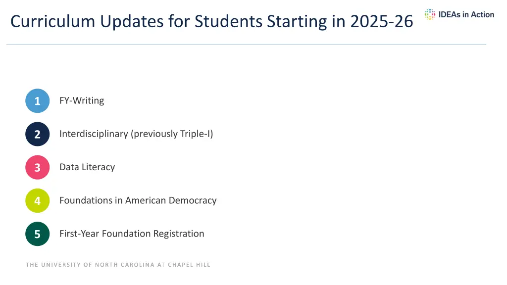 curriculum updates for students starting in 2025 n.w