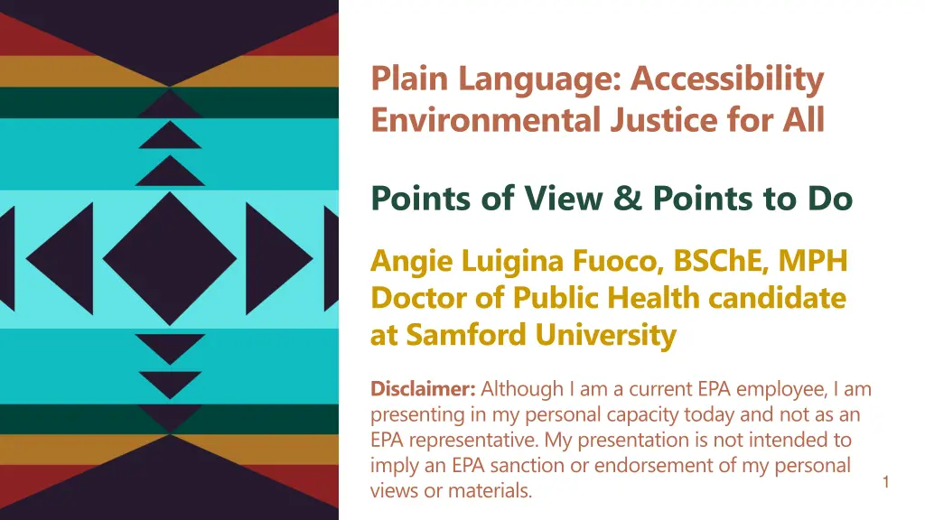 plain language accessibility environmental n.w