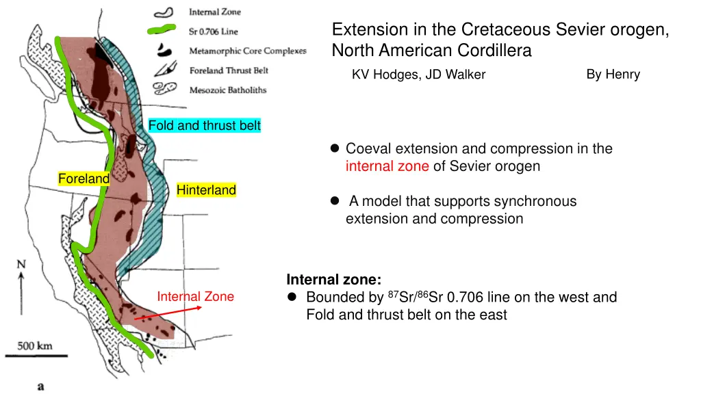 extension in the cretaceous sevier orogen north n.w