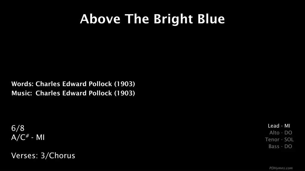 above the bright blue n.w