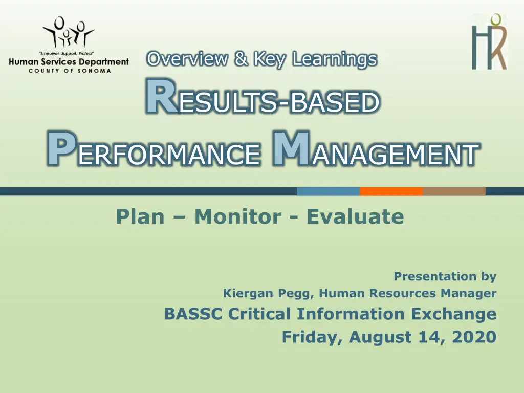 overview key learnings r esults based n.w
