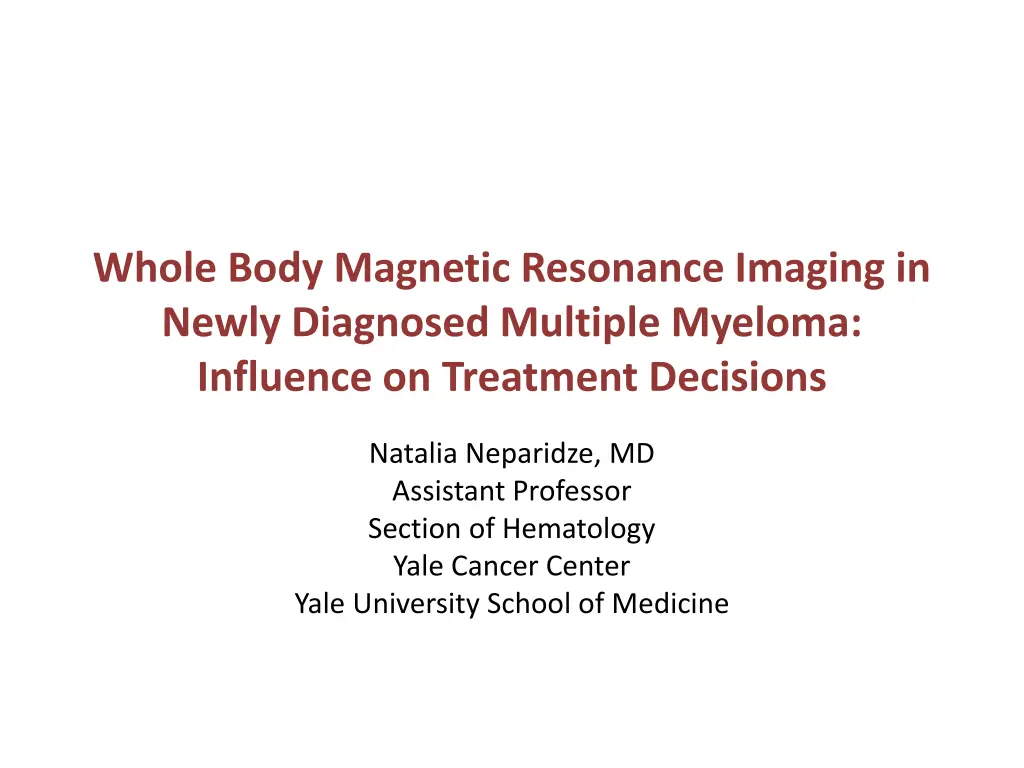 whole body magnetic resonance imaging in newly n.w