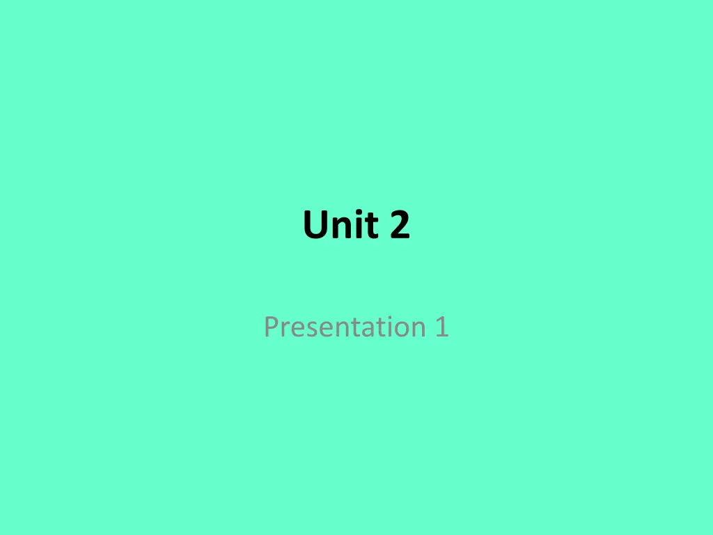 unit 2 n.w