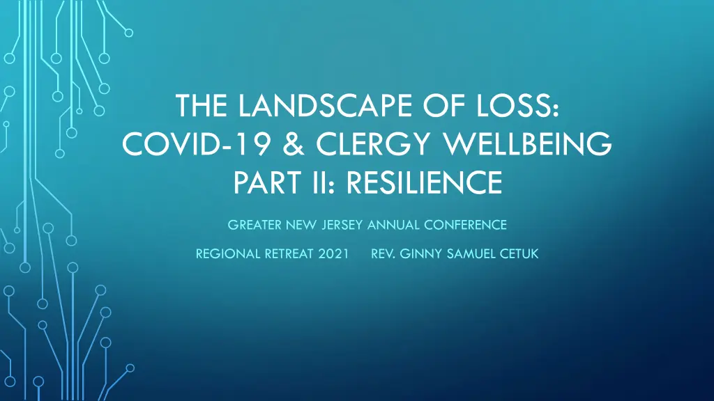 the landscape of loss covid 19 clergy wellbeing n.w