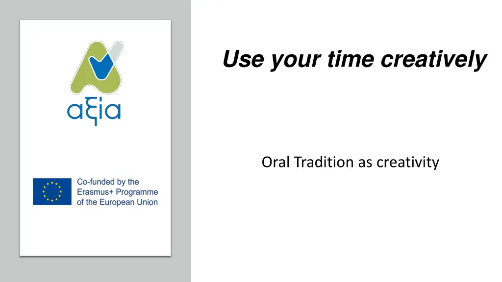 use your time creatively n.w