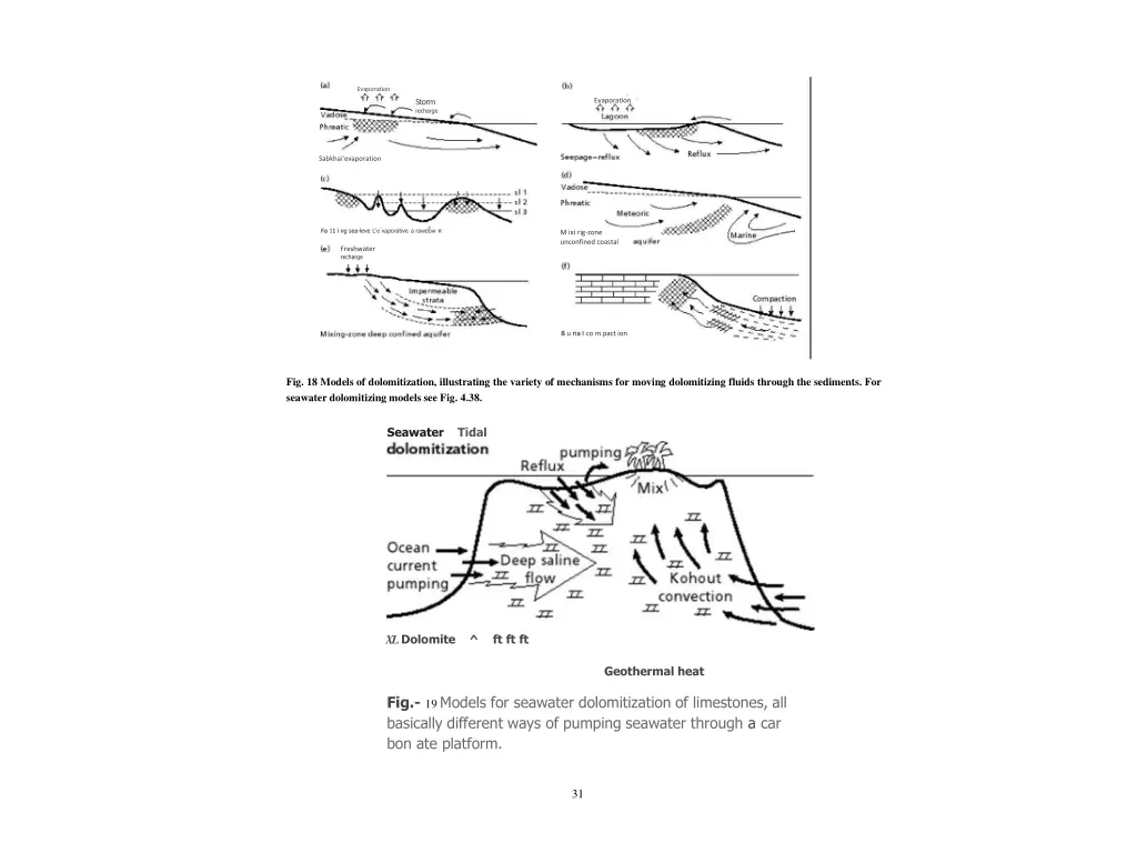 evaporation n.w