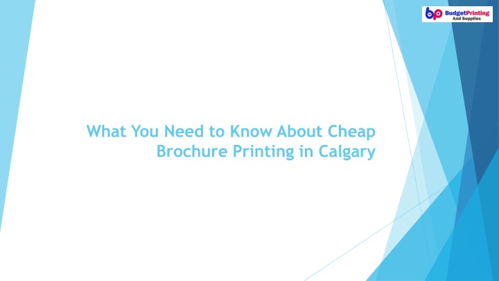 Affordable Brochure Printing Services in Calgary