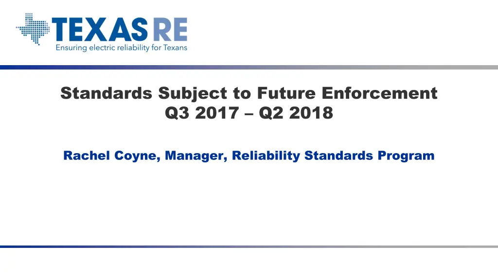 standards subject to future enforcement q3 2017 n.w
