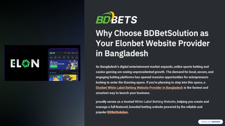 Elonbet White Label Betting Site in Bangladesh