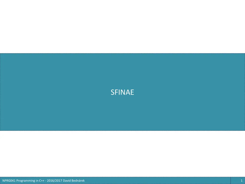 sfinae n.w