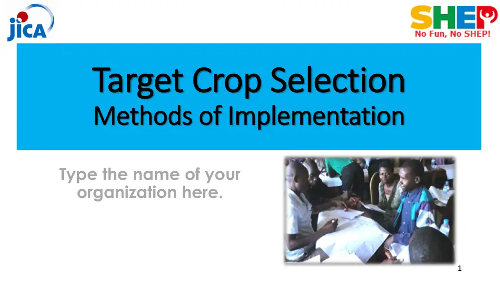 target target crop methods of implementation n.w