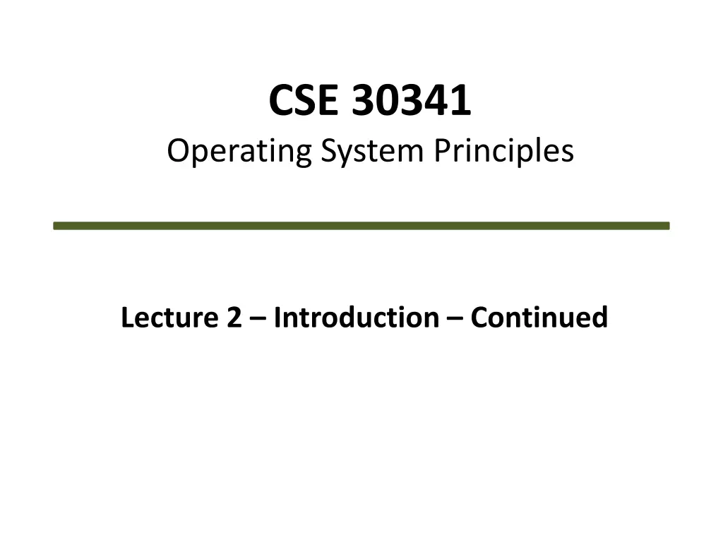 cse 30341 operating system principles n.w