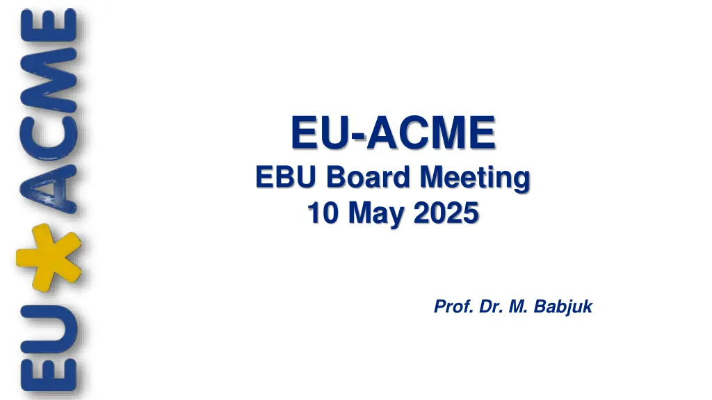 eu acme ebu board meeting 10 may 2025 n.w