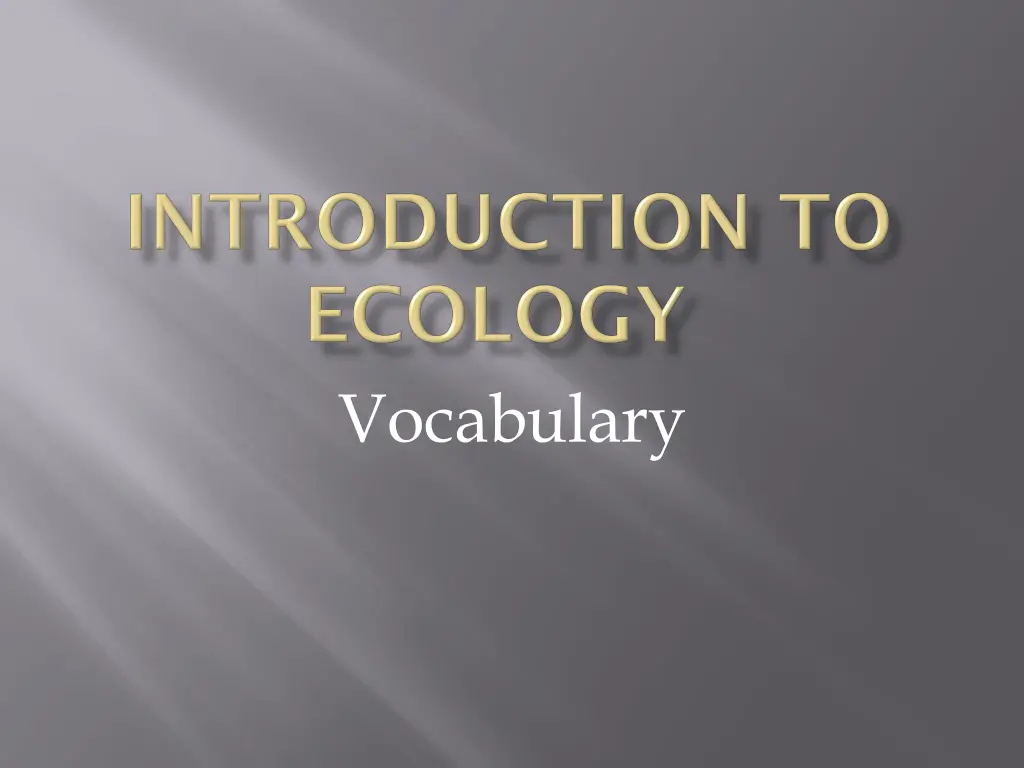 vocabulary n.w