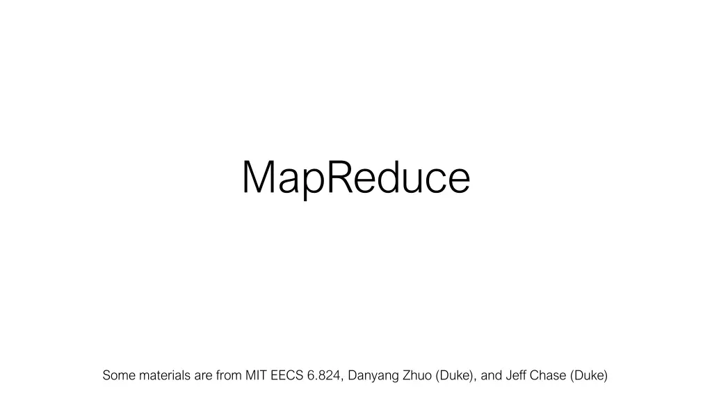 mapreduce n.w