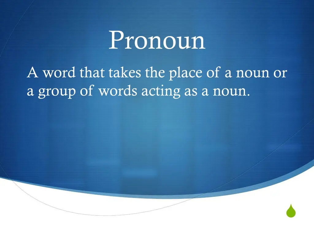 pronoun n.w