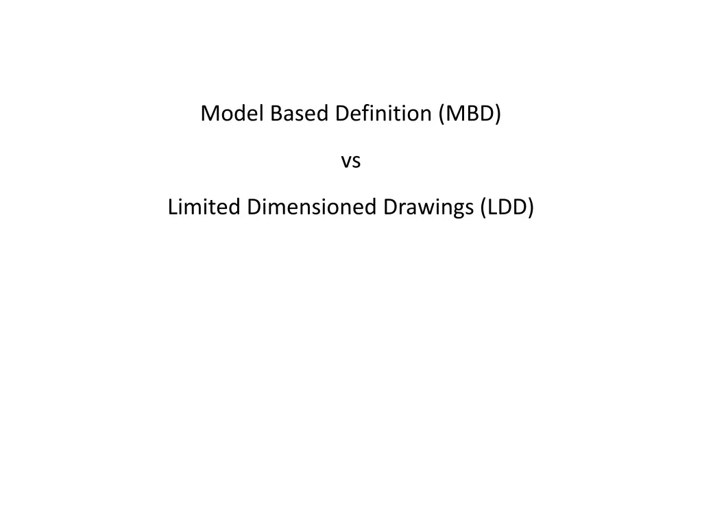 model based definition mbd n.w